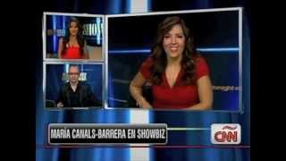 Maria CanalsBarrera CNN Live quotShowbiz Tonightquot [upl. by Elockcin]