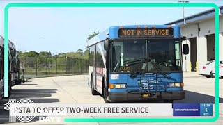 St Pete PSTA launches 2week farefree bus service after Hurricane Helene [upl. by Cahan]