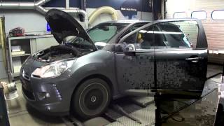 Citroën DS3 Custom Engine Management  Dyno Run at Beek Auto Racing [upl. by Nyrb]