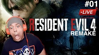 RESIDENT EVIL 4 REMAKE IS HERE LETS PLAY IT LIVE [upl. by Sirdi]