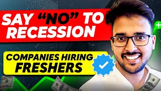 2024 Job Openings List for Freshers🔥 Crack Placement in Layoffs and Recession with Confidence jobs [upl. by Ebony]