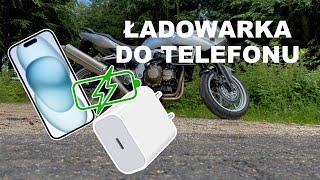 Ładowarka do telefonu z aliexpress w motocyklu  Edzio MotoVlog150 [upl. by Yerrot]