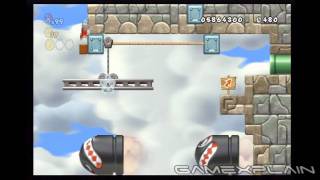 New Super Mario Bros Wii Walkthrough  World 24 [upl. by Lyontine]