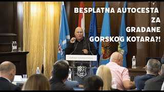 Vaučeri i besplatna autocesta za građane Gorskog kotara [upl. by Sion]