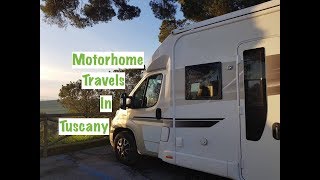 MOTORHOME travels through TUSCANY [upl. by Tarryn959]