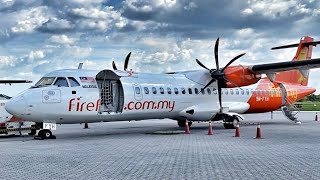 FIREFLY REVIEW  ATR72  FY3134 Subang to Seletar [upl. by Anatnom]