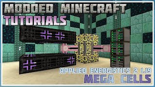 Applied Energistics 2 Mega Cells Minecraft 116  119  Modded Minecraft Tutorial [upl. by Ayam457]