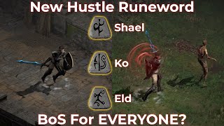 NEW HUSTLE RUNEWORD REVEAL  PATCH 26 PTR CHANGES  SEASON 3  DIABLO 2 RESURRECTED [upl. by Ronnica]