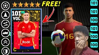 Rodri GRATIS e VIEIRA como TECNICO e novo PASSE de PARTIDA com MOEDAS INFINITAS no eFootball [upl. by Baskett]