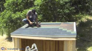 How To Build A Lean To Shed  Part 7  Roofing Install [upl. by Couture]