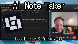 Private Free AI Note Taker by Locaalai Tutorial [upl. by Gwenore]