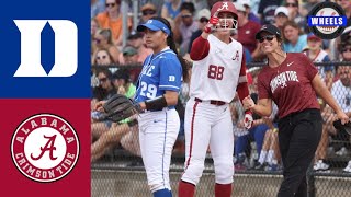 19 Duke vs 12 Alabama Highlights  2023 College Softball Highlights [upl. by Claudelle]