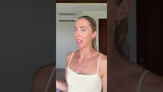 So we dont have to take off a full face of makeup to tan 🤯 mind  blown faketan tanning hack [upl. by Tilda]