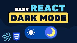 React Dark Mode ToggleTheme  Complete Guide [upl. by Dagall]