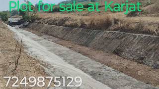 Plot for sale at Karjat12 GunthaTata roadCannal touchMountain view3 lacs per Gunthanegotiable [upl. by Kotta92]