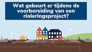 Minder hinder bij rioleringswerken deel 3 ingekort wat gebeurt er tijdens de voorbereidende werken [upl. by Elidad]