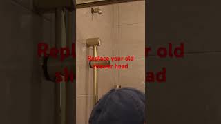 Replace your old shower head quick and easy click the link below for full video [upl. by Nylloh60]