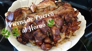 Pierna de Puerco al Horno Super Delicioso Mis Recetas Deliciosas puercoalhorno [upl. by Kwang188]