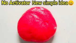 No Activator Slime makingNew idea😀🤔Fun Mixing [upl. by Tonry]