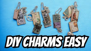 Easy Charm Dangles From Scraps [upl. by Laney110]