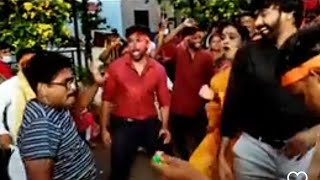 Actress Pragathi Mass Dance Performance with Hero Naveen Chandra Exclusive Viral Video [upl. by Alvin]