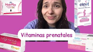 Vitaminas prenatales [upl. by Manella]