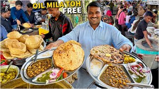 30 Rs Unique Nashta  Tandoori Chole Bhature  Punjabi Street Food India [upl. by Mellins]