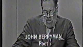 The Poetry of John Berryman 1970 56 [upl. by Player]