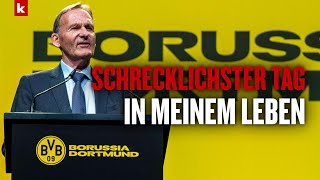 Watzke quotSo etwas kann einen Verein zerstörenquot  Borussia Dortmund [upl. by Ierdna]