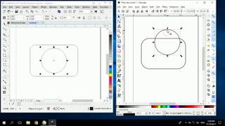 Perbandingan Coreldraw dan Inkscape [upl. by Voletta198]