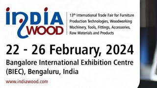 IndiaWood 2024 22 – 26 February 2024 Bangalore International Exhibition Centre BIEC Bengaluru [upl. by Elah168]