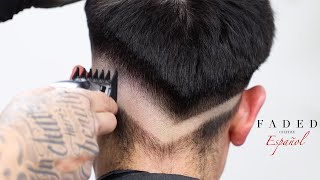 💈🔥COMO HACER UN DESVANECIDO DE FORMA V [upl. by Ytte]