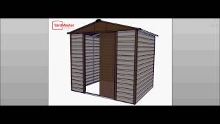 Video Assembly Yardmaster Shiplap 10x12 TBSL Metal Shed [upl. by Alisan]