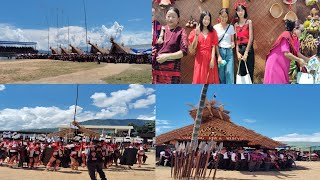 celebrating 3rd day of sangtam mungmung festival at Kiphire town Rejungla sangtam vlogs [upl. by Anorahs]