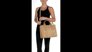 Marc Jacobs The Leather Medium Tote Bag SKU 9628286 [upl. by Abott]