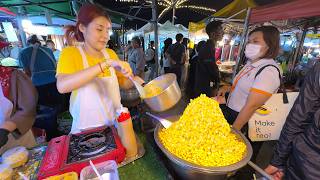 Thai Street Food Ramkhamhaeng Night Market [upl. by Etnom]