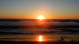 Manhattan Beach California quotOcean Waves Crashing with Sunsetquot quotRelaxation Meditationquot [upl. by Levona]