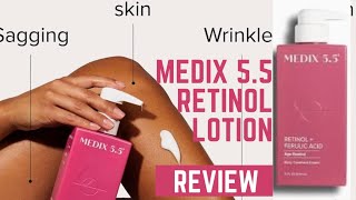 Medix 55 Retinol Lotion Review Side Effects Benefits Ingredients How to use [upl. by Hitchcock]