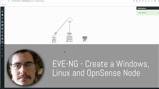 How to create a Windows Linux and OpnSense node in EVENG [upl. by Kirima]