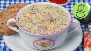 LEBENİYE ÇORBA TARİFİ🍲  KÖFTELİ ÇORBA TARİFİ✔️  Yok Böyle Bir Lezzet [upl. by Estrella]