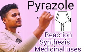 Pyrazole synthesis Reaction medicinal uses [upl. by Danna942]