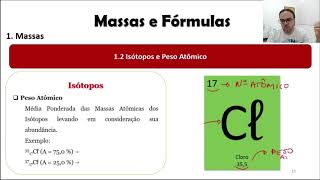 Massas e Fórmulas  Parte 1  Massa Atômica e Isótopos [upl. by Desireah]