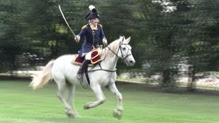 The Marquis de Lafayette Riding at Colonial Williamsburg [upl. by Spragens]