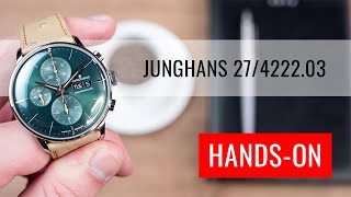 HANDSON Junghans Meister Chronoscope 27422203 [upl. by Cristine]