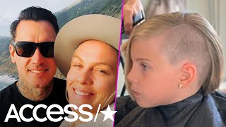 Pinks Daughter Shaves Her Head And Proud Dad Carey Hart Loves It Fly Your Own Flag [upl. by Yro]