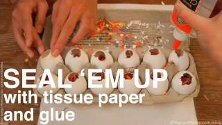 How To Make Cascarones Confetti Eggs [upl. by Tager]