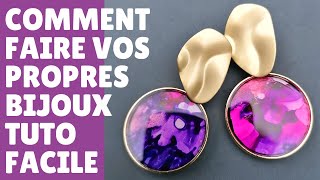 TUTORIEL RESINE Comment Créer ses Propres Bijoux en Résine EpoxyFacile [upl. by Dora]