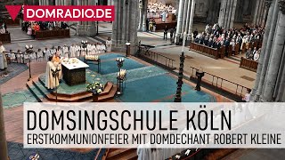 Erstkommunionfeier der Kölner Domsingschule – Hochamt im Kölner Dom [upl. by Leahicm719]