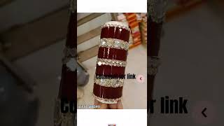 Latest bridal wedding chura from meeshobridal chura bangles meesho wedding short [upl. by Shandie]