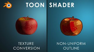 TOON SHADING IN BLENDER EEVEE  Using IMAGE TEXTURES in Toon shading  Realistic Outlines [upl. by Blas62]